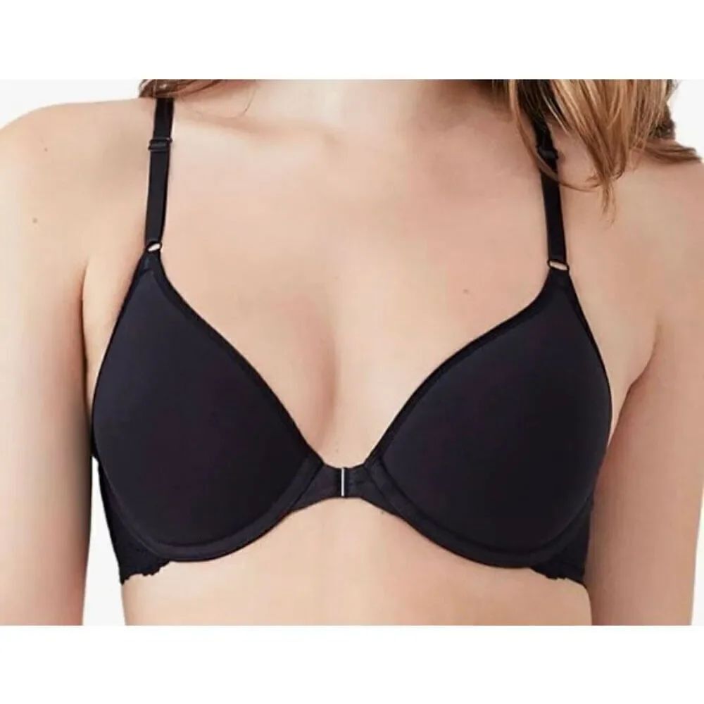b.tempt'd by Wacoal Inspired Eyelet Front Close Racerback T-Shirt Bra